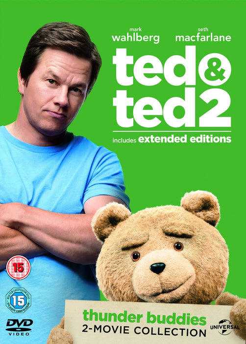 Ted 1 & 2 Collection - Extended Editions DVD Box Set [Region 2, 4] - New Sealed - Attic Discovery Shop