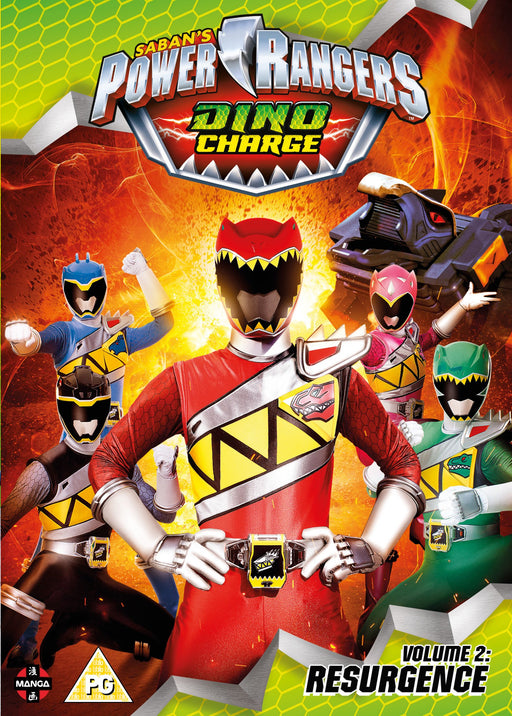 Power Rangers Dino Charge Resurgence (Volume 2) [DVD] [Region 2] - New Sealed - Attic Discovery Shop