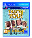 That's You (PS4 PlayStation 4 Game) - Very Good - Attic Discovery Shop