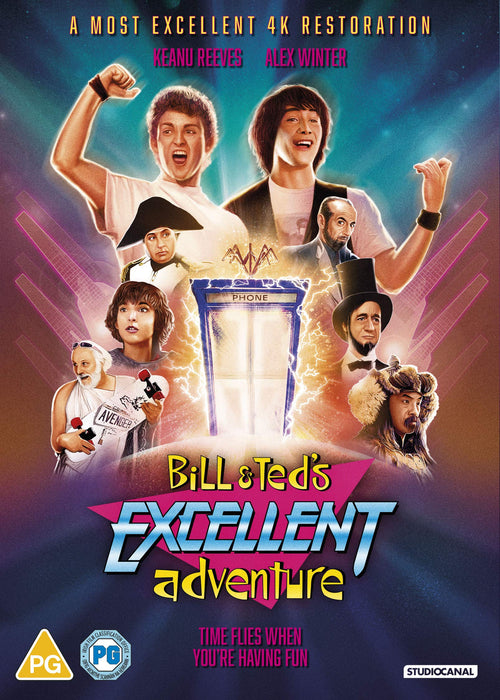 Bill & Ted's Excellent Adventure - Keanu Reeves DVD 1989 [Region 2] - New Sealed - Attic Discovery Shop