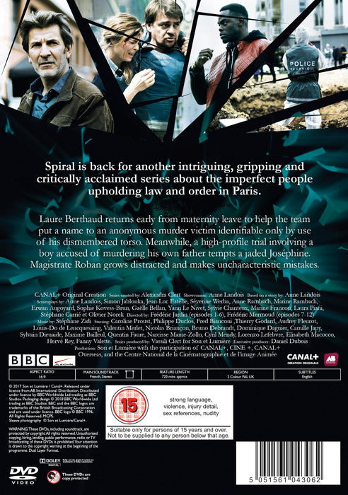 Spiral Series 6 [DVD] [2018] [Region 2] Complete Sixth Season - New Sealed - Attic Discovery Shop