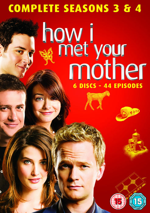 How I Met Your Mother The Complete Seasons 3 & 4 [DVD] [Region 2] - New Sealed - Attic Discovery Shop