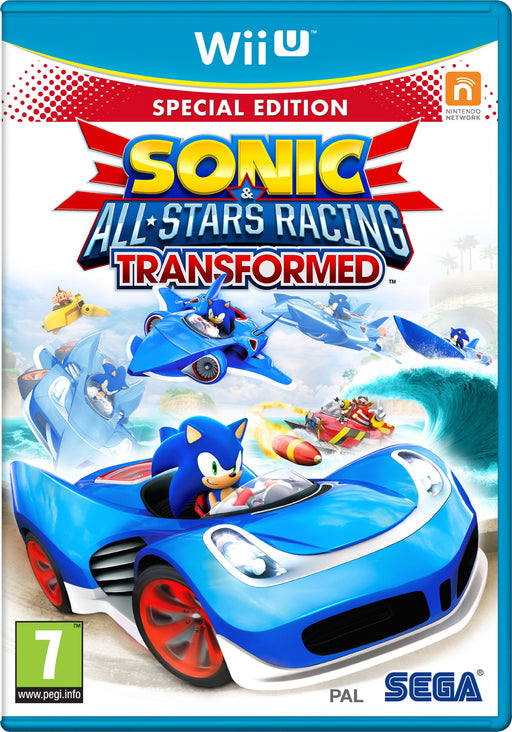 Sonic and All Stars Racing Transformed (Nintendo Wii U Game) - Good - Attic Discovery Shop