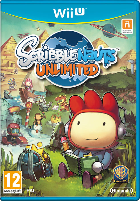 Scribblenauts Unlimited (Nintendo Wii U Game) - Very Good - Attic Discovery Shop