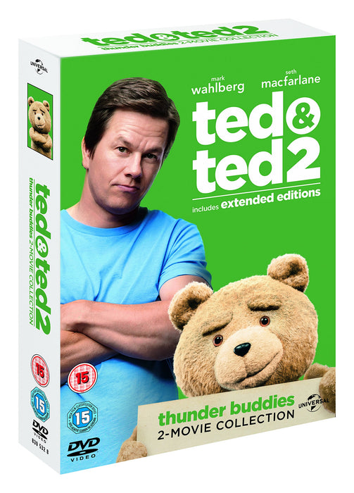 Ted 1 & 2 Collection - Extended Editions DVD Box Set [Region 2, 4] - New Sealed - Attic Discovery Shop