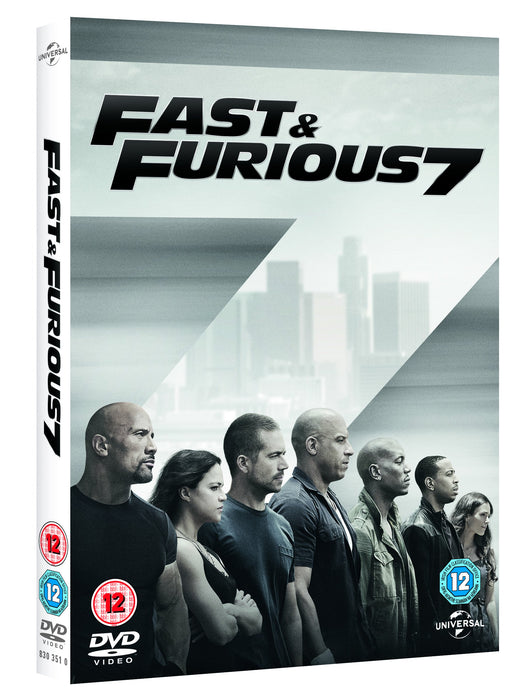 Fast & Furious 7 [DVD] [2017] [Region 2, 4, 5] - New Sealed - Attic Discovery Shop