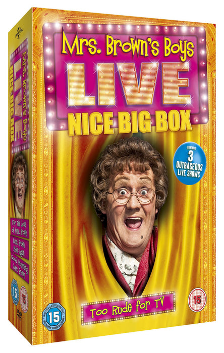 Mrs. Brown's Boys Live - Nice Big Box [DVD] [2013] [Region 2 + 4] - New Sealed - Attic Discovery Shop