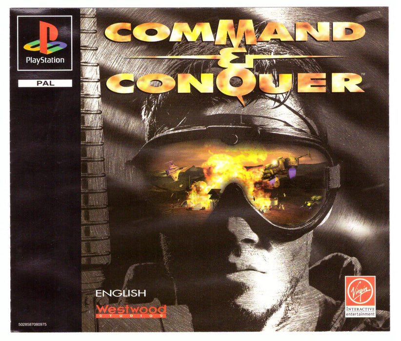 Command & Conquer (PS1 PlayStation 1 Game) - Good - Attic Discovery Shop