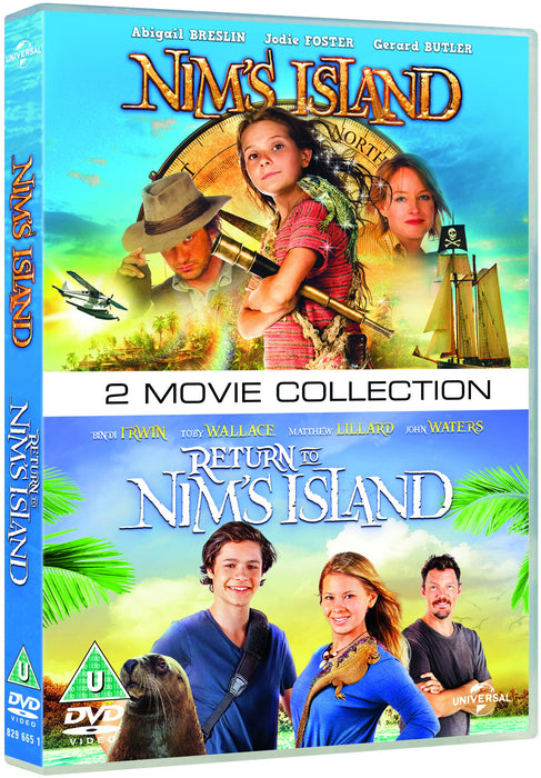 Nim's Island / Return to Nim's Island [DVD] [2013] [Region 2, 4] - New Sealed - Attic Discovery Shop