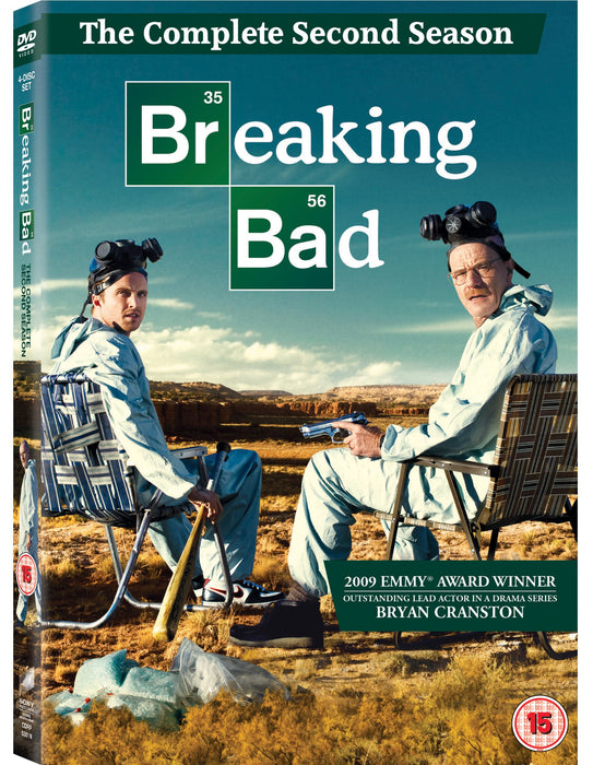 Breaking Bad Season 2 The Complete Second Series [DVD] [Region 2]  - New Sealed - Attic Discovery Shop