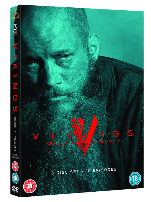 Vikings: Season 4 - Volume 2 [DVD] [Region 2] (3 Disc Set) - Like New - Attic Discovery Shop