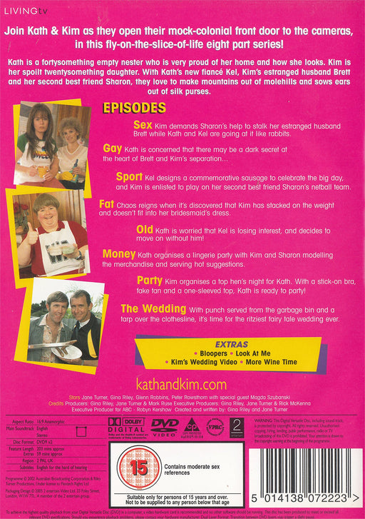 Kath & Kim - Series 1 [DVD] 2002, 2-Disc Set [Region 2] Complete First Season - Like New - Attic Discovery Shop
