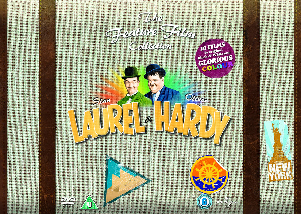 Laurel and Hardy The Feature Film Collection DVD Box Set [Reg 2 + 4] NEW Sealed - Attic Discovery Shop