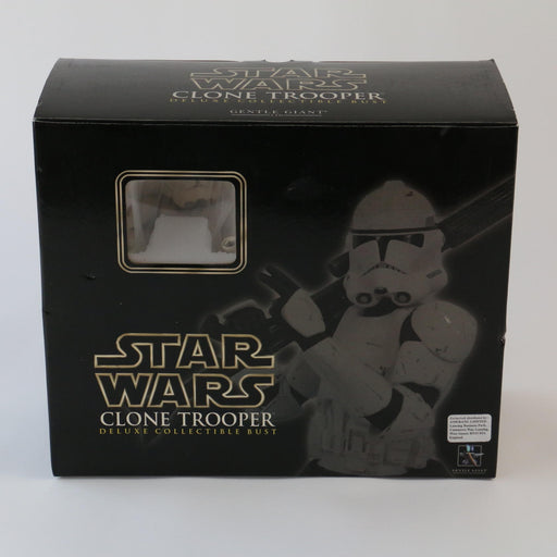 Gentle Giant Star Wars Clone Trooper Deluxe Collectible Bust - Very Good - Attic Discovery Shop