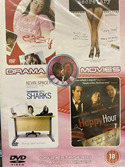 Easy/Secretary / Swimming With Sharks / Happy Hour [DVD] 4 Movie Set [Region 2] - Very Good - Attic Discovery Shop