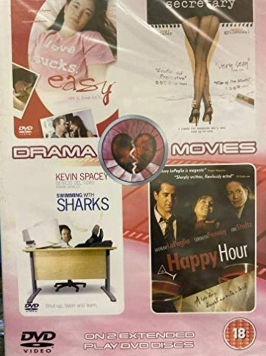Easy/Secretary / Swimming With Sharks / Happy Hour [DVD] 4 Movie Set [Region 2] - Very Good - Attic Discovery Shop