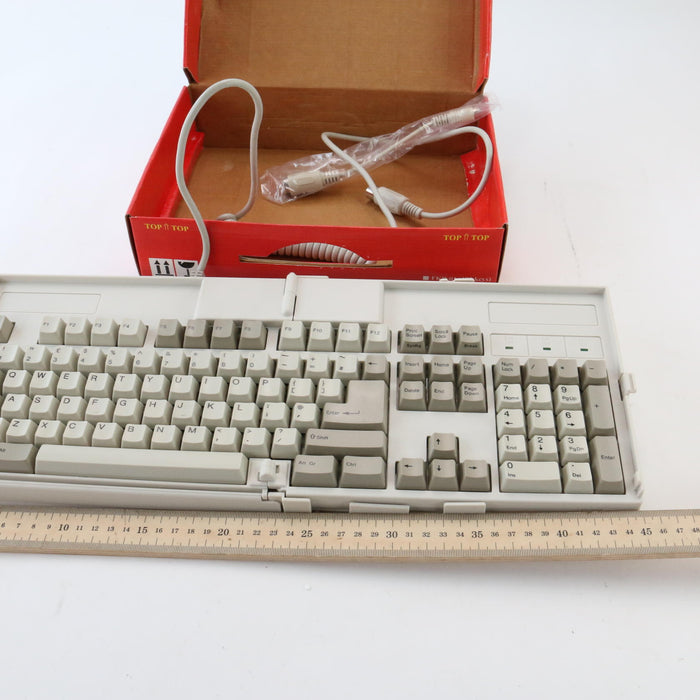 Vintage Foldable Keyboard / Retro Rare Old PC Keyboard Still NEW / Unused Boxed - Like New - Attic Discovery Shop