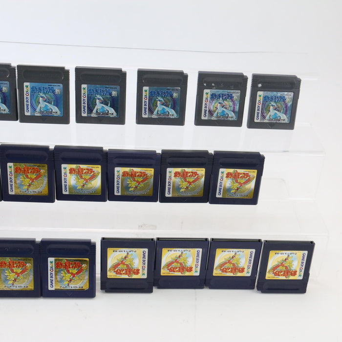 x35 Large Job Lot of Official Japanese Pokemon Gameboy Color Rare Games Bundle - Good - Attic Discovery Shop