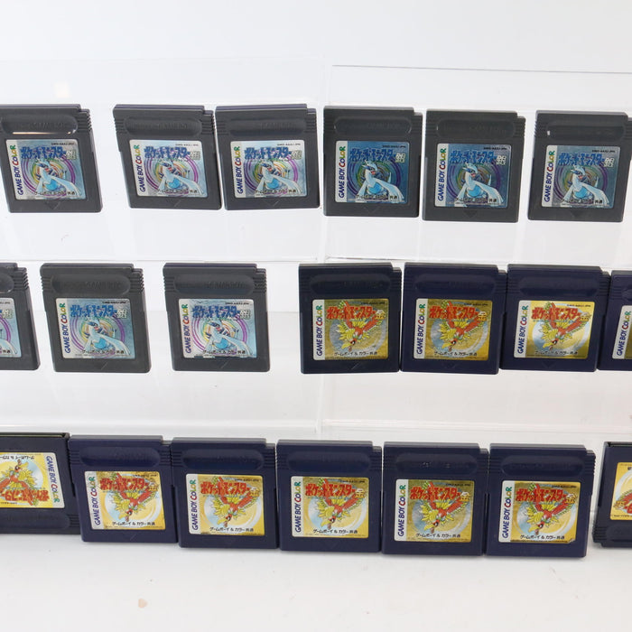 x35 Large Job Lot of Official Japanese Pokemon Gameboy Color Rare Games Bundle - Good - Attic Discovery Shop