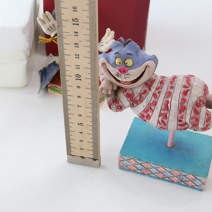 Disney Traditions Grinning Cheshire Figurine 4007211 & Sugar Mickey Merry Minnie - Good - Attic Discovery Shop