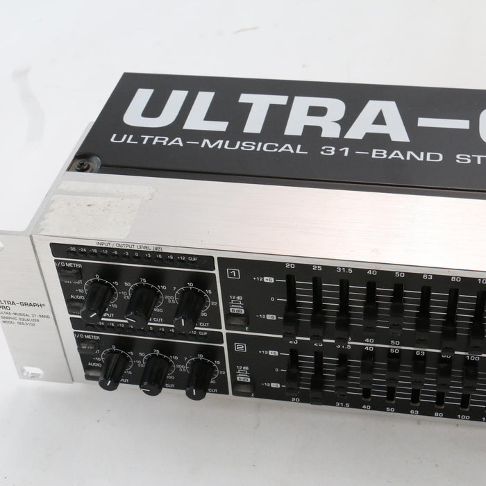 Graphic Equalizer ULTRA-GRAPH PRO GEQ3102 Musical 31 Band Stereo - Good - Attic Discovery Shop