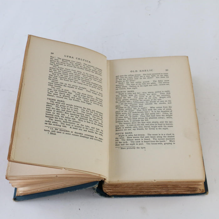 Lyra Celtica An Anthology of the Poetry of the Celt Sharp Gaelic 1924 Rare Book - Good - Attic Discovery Shop