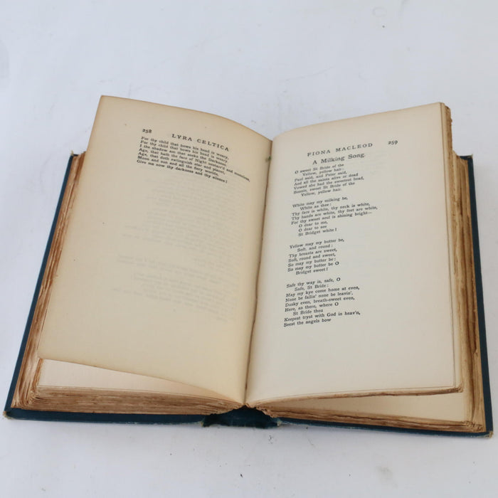 Lyra Celtica An Anthology of the Poetry of the Celt Sharp Gaelic 1924 Rare Book - Good - Attic Discovery Shop