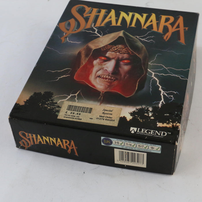Shannara PC Rare Big Box Game - Boxed & Complete With Discs & Manual - PAL/Eng - Good - Attic Discovery Shop