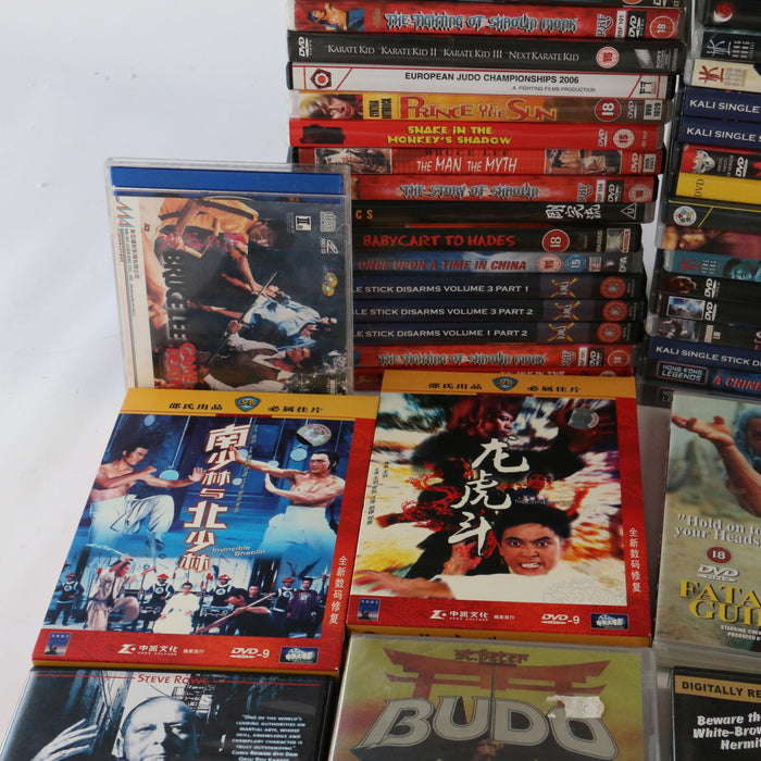 x51 Rare Unusual Martial Arts Kung Fu Karate DVD Job Lot Bundle Asian Hong Kong - Good - Attic Discovery Shop