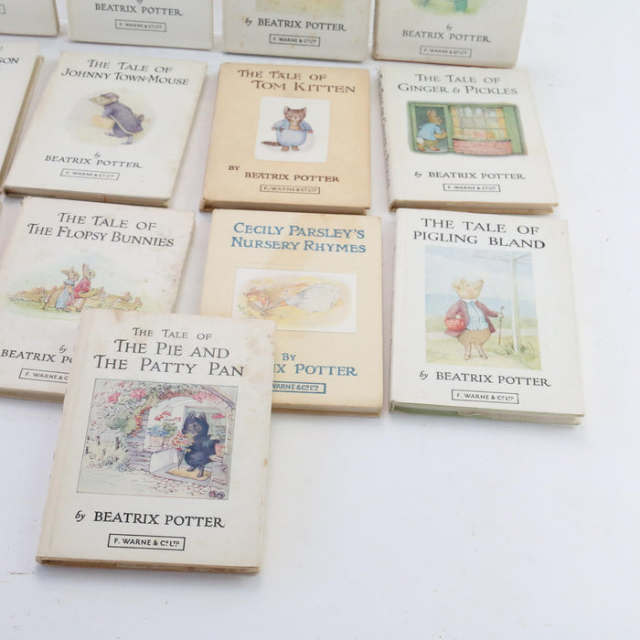 x21 Vintage Beatrix Potter Tales from The Peter Rabbits Hardback Books Pre-owned - Acceptable - Attic Discovery Shop