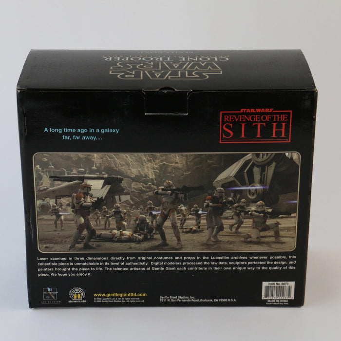 Gentle Giant Star Wars Clone Trooper Deluxe Collectible Bust - Very Good - Attic Discovery Shop