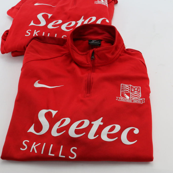 x8 Southend United Seetec Skills Mens T Shirt, Training Jumpers Football Med/Lge - Very Good - Attic Discovery Shop