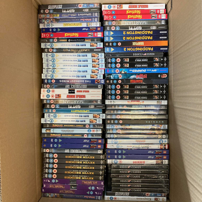 Wholesale DVD Joblot New Sealed Large Mixed Bundle Approx. 150+ RefID#104 - Attic Discovery Shop