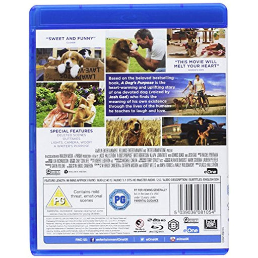 A Dog's Purpose [Blu-ray] [2017] [Region B] - New Sealed - Attic Discovery Shop