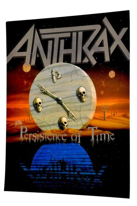 Anthrax Persistence of Time ORIGINAL Rare Dated 1990 Photocard High Quality - Very Good - Attic Discovery Shop