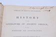 Antique Book History Literature of Ancient Greece K.O. Muller Rare 1847 Hardback - Attic Discovery Shop