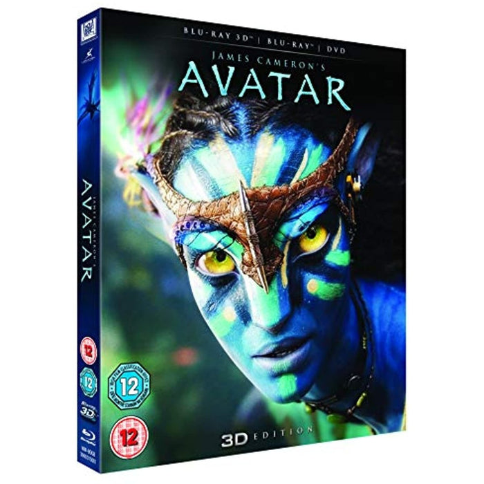 Avatar 3D Edition (Blu-ray 3D + Blu-ray + DVD) [2012] [Region Free] - New Sealed - Attic Discovery Shop