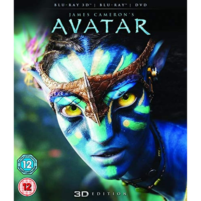Avatar 3D Edition (Blu-ray 3D + Blu-ray + DVD) [2012] [Region Free] - New Sealed - Attic Discovery Shop