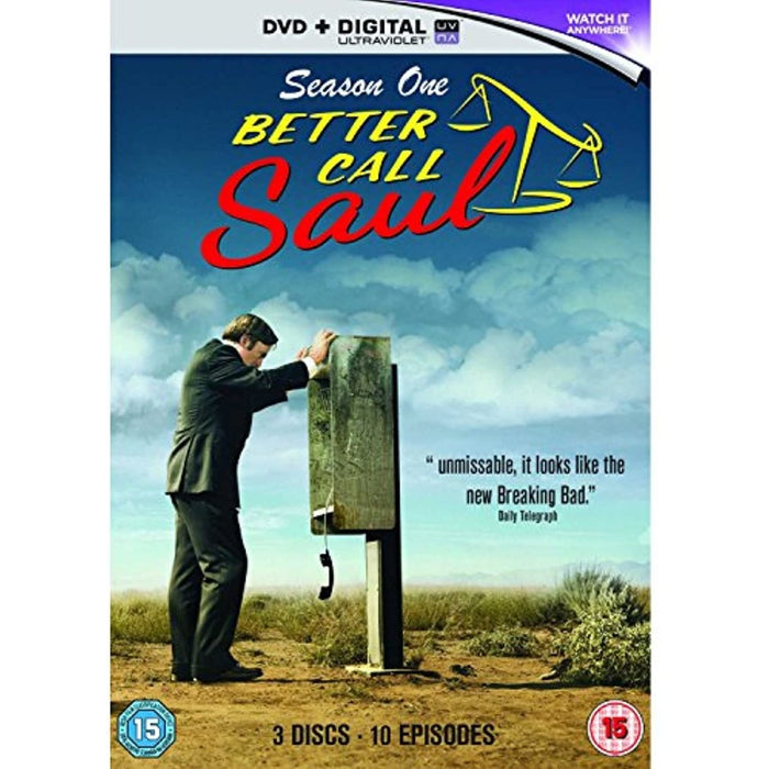 Better Call Saul – Season One / Series 1 [DVD] [Region 2] - New Sealed - Attic Discovery Shop
