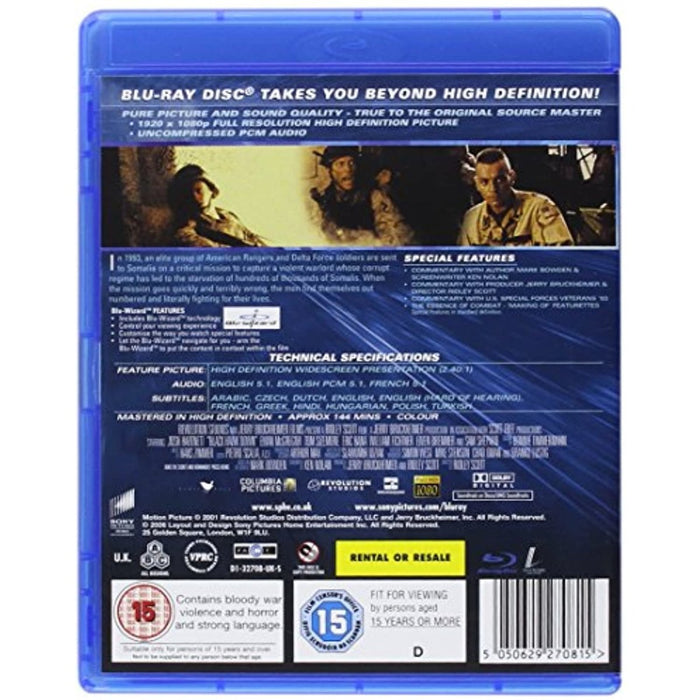 Black Hawk Down [Blu-ray] [2007] [Region Free] - New Sealed - Attic Discovery Shop