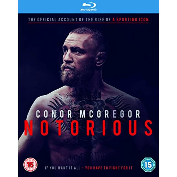 Conor McGregor - Notorious [Blu-ray] [Region B] - New Sealed - Attic Discovery Shop