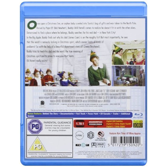 Elf [Blu-ray] [Region B] (Will Ferrell) - New Sealed - Attic Discovery Shop