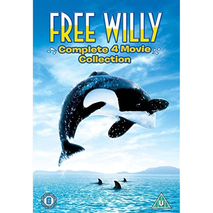 Free Willy: The Complete 4 Movie Collection [DVD] [1993] [Region 2] - New Sealed - Attic Discovery Shop