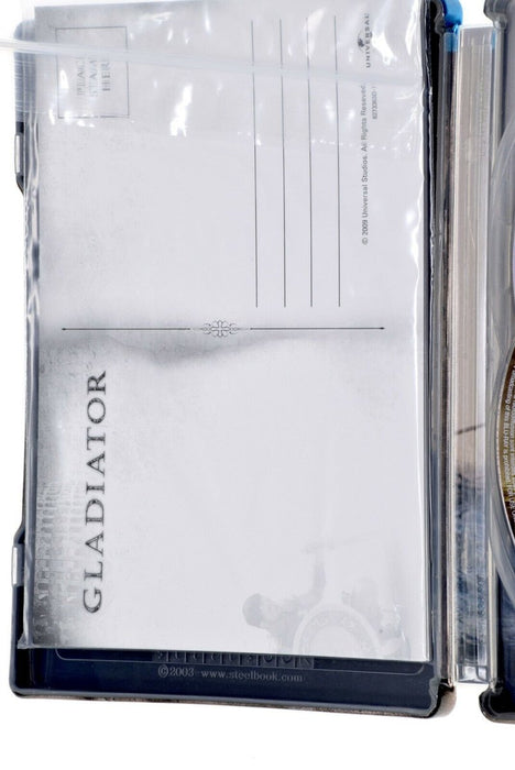 GLADIATOR 2 Disc Collectors Ed + Rare Art Cards Postcards BLU RAY Steelbook - Very Good - Attic Discovery Shop