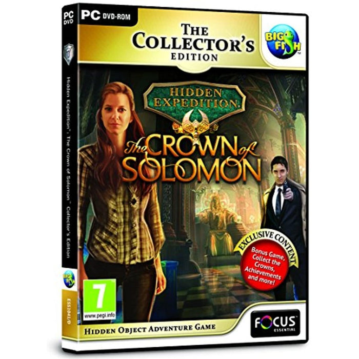 Hidden Expedition: The Crown of Solomon Collector's Edition Game (PC DVD-ROM) - Very Good - Attic Discovery Shop