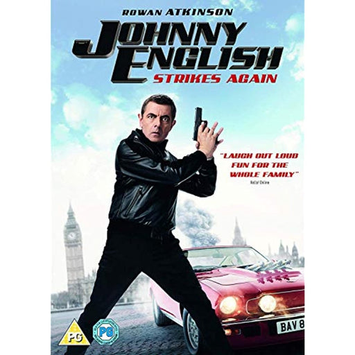 Johnny English Strikes Again [DVD] Rowan Atkinson [2018] [Region 2] - New Sealed - Attic Discovery Shop