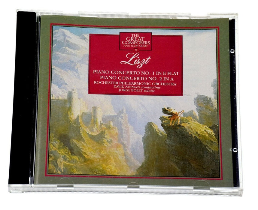 Liszt Piano Concerto Number 1 Classical Rare CD Album - Complete, VG Condition - Very Good - Attic Discovery Shop