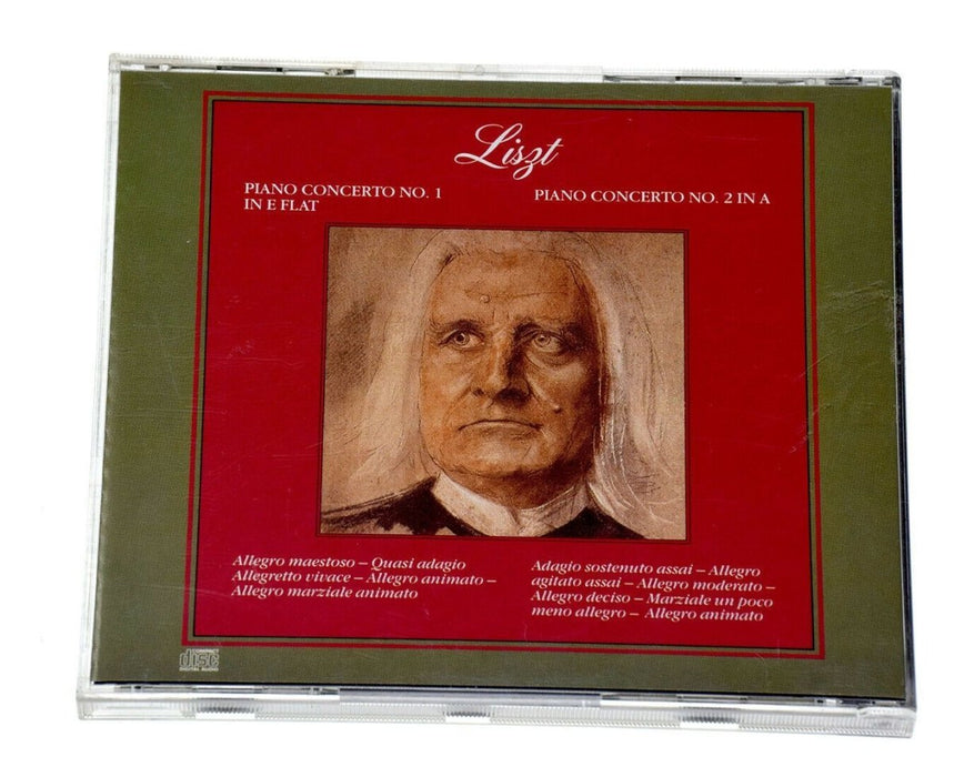 Liszt Piano Concerto Number 1 Classical Rare CD Album - Complete, VG Condition - Very Good - Attic Discovery Shop