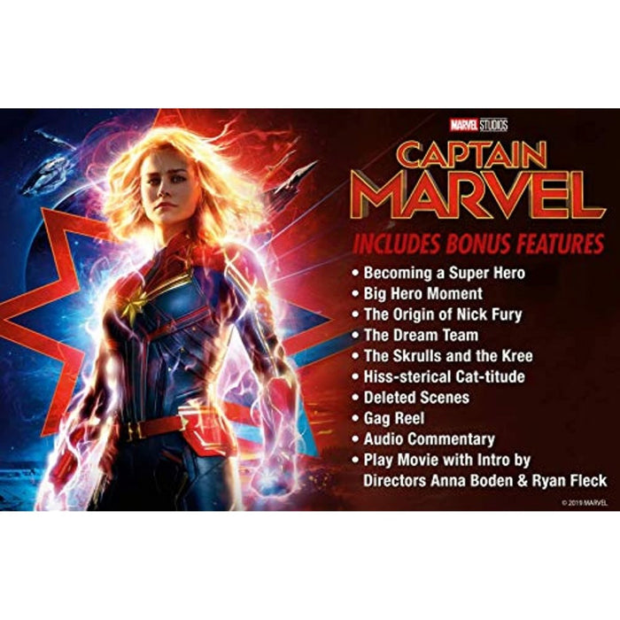 Marvel Studios Captain Marvel [Blu-ray] [2019] [Region Free] - New Sealed - Attic Discovery Shop