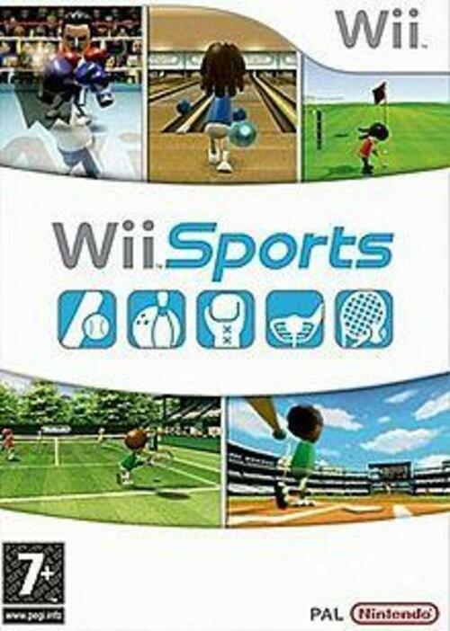 Wii Sports (Nintendo Wii Game) [Normal Case NOT Sleeve] [PAL] [Includes Manual] - Good - Attic Discovery Shop